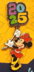 2025 Dated Year Pins - Characters with Balloons Booster Set — Minnie ONLY - MLT
