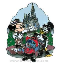 Fire Chief Smokey and Mayor Weaver at Castle- Scrooge, Stitch