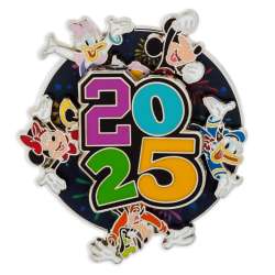 89264 - 2025 Dated Year Pins - Mickey And Friends Spinner alternate image