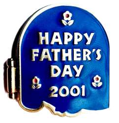 89269 - Father's Day - Pinocchio & Gepetto, Father's Day 2001 (open/close pin) - Walt Disney World alternate image