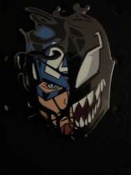 89293 - Marvel Spider-Man: Maximum Venom - Captain America and Venom - Loungefly alternate image