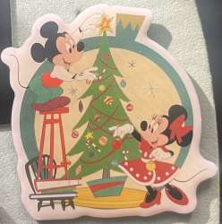 Mickey and Minnie Decorating Christmas Tree