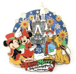 89392 - Mickey's Very Merry Christmas Party (MVMCP) 2008 - Magic Kingdom Castle - Jumbo Spinner - Walt Disney World alternate image