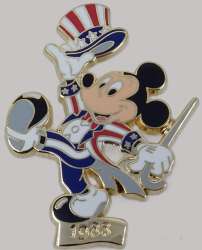 Patriotic Mickey - 1988 - 5th Anniversary