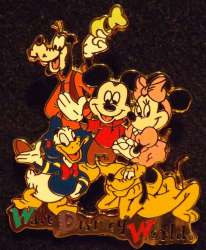 3513 - Walt Disney World - Mickey, Minnie, Goofy, Donald and Pluto - Walt Disney World alternate image