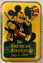 Patriotic Mickey - The American Adventure - Epcot - July 4 1997