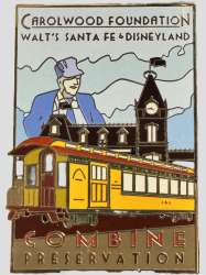 Walt Disney - Sante Fe & Disneyland Combine Preservation Train