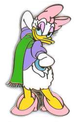 Click to view the Daisy Duck Wearing a Green Scarf details