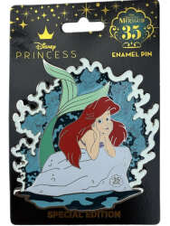 'Disney Pins Blog (DPB): The Little Mermaid 35th Anniversary - Ariel - Disney Pins Blog Exclusive - DLIC'