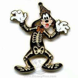 Halloween 2006 - Goofy Wearing a Skeleton Costume | PIN 89544