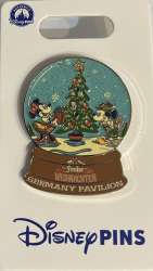 EPCOT World Showcase - frohe Weihnachten Germany Pavilion Mickey &amp; Minnie Snow globe - WDW