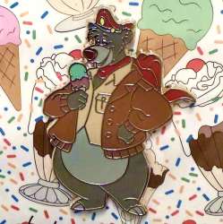 89625 - (PTD) Pin Trader's Delight Series - Baloo (TaleSpin Outfit) - Disney Studio Store Hollywood / Soda Fountain alternate image