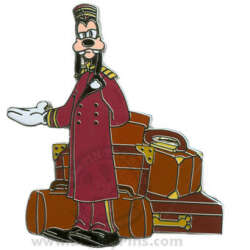 89651 - Disney California Adventure 7 Pin Collector Set - Bellhop Goofy - Disneyland Resort alternate image