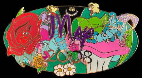 May Calendar Alice in Wonderland