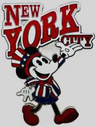 89724 - World Of Disney (NYC) - Patriotic Mickey - New York City - Uncle Sam - Disney Store US alternate image