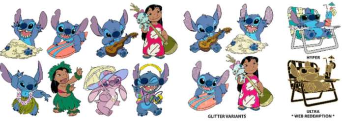89768 - Lilo and Stitch Mini FiGPin Series 3 - Vacation - Unopened Mystery Box - FiGPiN alternate image