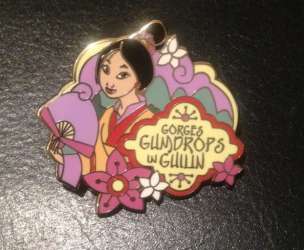 26015 - Adventures By Disney - Enchanted China - Gorges Gumdrops in Guillin Mulan Pin - Adventures by Disney alternate image