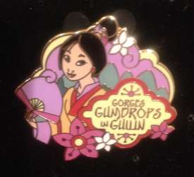 26015 - Adventures By Disney - Enchanted China - Gorges Gumdrops in Guillin Mulan Pin - Adventures by Disney alternate image