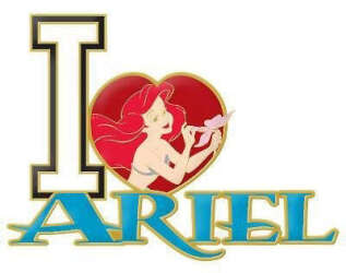 'I Love Pins Celebration - I Love (Heart) Ariel - DSUS'