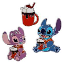 Stitch Attacks Snacks Series - Stitch And Angel With Hot Chocolate Set - December - 12/12 - Full Set - MLT