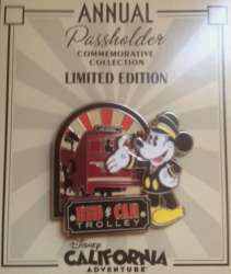 Annual Passholder Red Car Trolley Commemorative