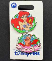 The Little Mermaid - Ariel and Sebastian - Under The Sea Pin Set - Full Set - MLT