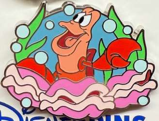 The Little Mermaid - Ariel and Sebastian - Under The Sea Pin Set - Sebastian ONLY - MLT