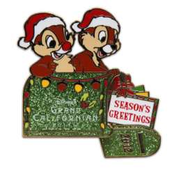 'Resort Holiday Collection 2012: Season's Greetings Mailbox - Disney's Grand Californian Hotel &amp; Spa - Chip &amp; Dale - Season's Greetings - DLR'