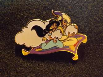 'Aladdin Pin Box Set - Prince Ali and Jasmine - DSUK'