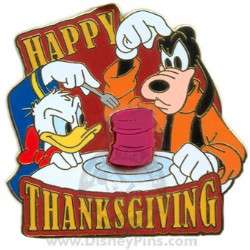Happy Thanksgiving 2008 - Donald Duck & Goofy