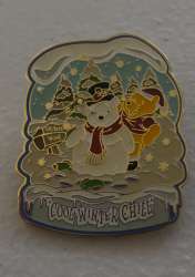 90272 - Winnie the Pooh Seasonal - Cool Winter Chill - Winnie the Pooh & Snowman - Walt Disney World alternate image