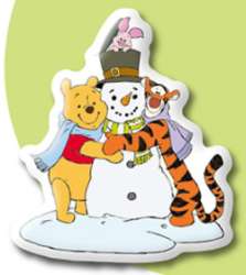 Pooh & Friends with Snowman