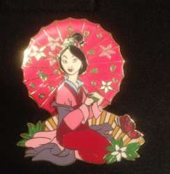 3537 - Mulan Sitting with Parasol alternate image