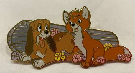 Boxlunch - Disney - Fox and Hound with Copper &amp; Tod by Log - DLIC
