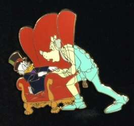 90419 - Mickey's Christmas Carol 6 Pin Set - “Jacob Marley” Goofy and Scrooge - Disney Store US alternate image