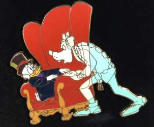 90419 - Mickey's Christmas Carol 6 Pin Set - “Jacob Marley” Goofy and Scrooge - Disney Store US alternate image