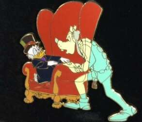 90419 - Mickey's Christmas Carol 6 Pin Set - “Jacob Marley” Goofy and Scrooge - Disney Store US alternate image