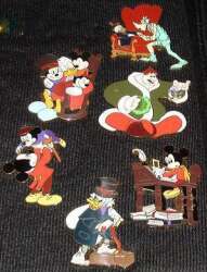 90419 - Mickey's Christmas Carol 6 Pin Set - “Jacob Marley” Goofy and Scrooge - Disney Store US alternate image