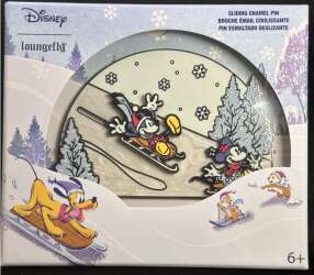 90486 - Loungefly - Collector Box - Mickey & Minnie Winter Wonderland Slider - Loungefly alternate image