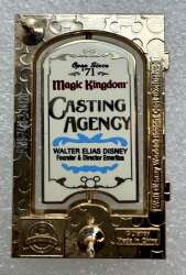 90568 - Cast Exclusive - Walt Disney - Main Street Casting Agency Door '71 - White - Spinner - Walt Disney World alternate image