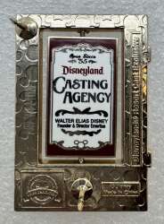 'Cast Exclusive - Walt Disney - Main Street Casting Agency Door '55 - Pink - Spinner - DLR'