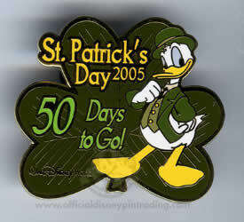 St. Patrick&#039;s Day - St. Patrick&#039;s Day 2005 - 50 Days to Go! - Donald Duck - WDW