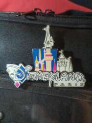 90689 - Disneyland Paris - Sketched/Painted Castle and DLP Logo - Disneyland Resort Paris alternate image