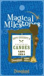 9070 - Magical Milestones: A Pin Celebration - 1971 - Davy Crocket's Explorer Canoes Open - Disneyland Resort alternate image