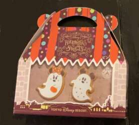 Halloween Sweets - Mickey and Minnie Ghost Cookies