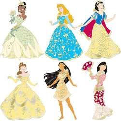 Golden Brocade Disney Princess Set