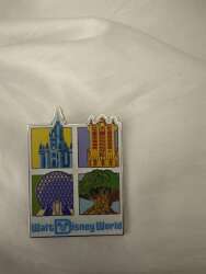 2025 Park Icons - Castle - Hollywood Tower Hotel - Spaceship Earth - Tree of Life - WDW