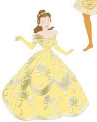 3561 - Golden Brocade Disney Princess Set - Belle ONLY - Disney Store US alternate image