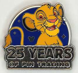 90909 - WDW Hidden Disney Series 2025 Wave A: Pin Trading 25th Anniversary - Simba - Walt Disney World alternate image