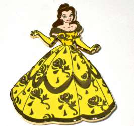 3561 - Golden Brocade Disney Princess Set - Belle ONLY - Disney Store US alternate image